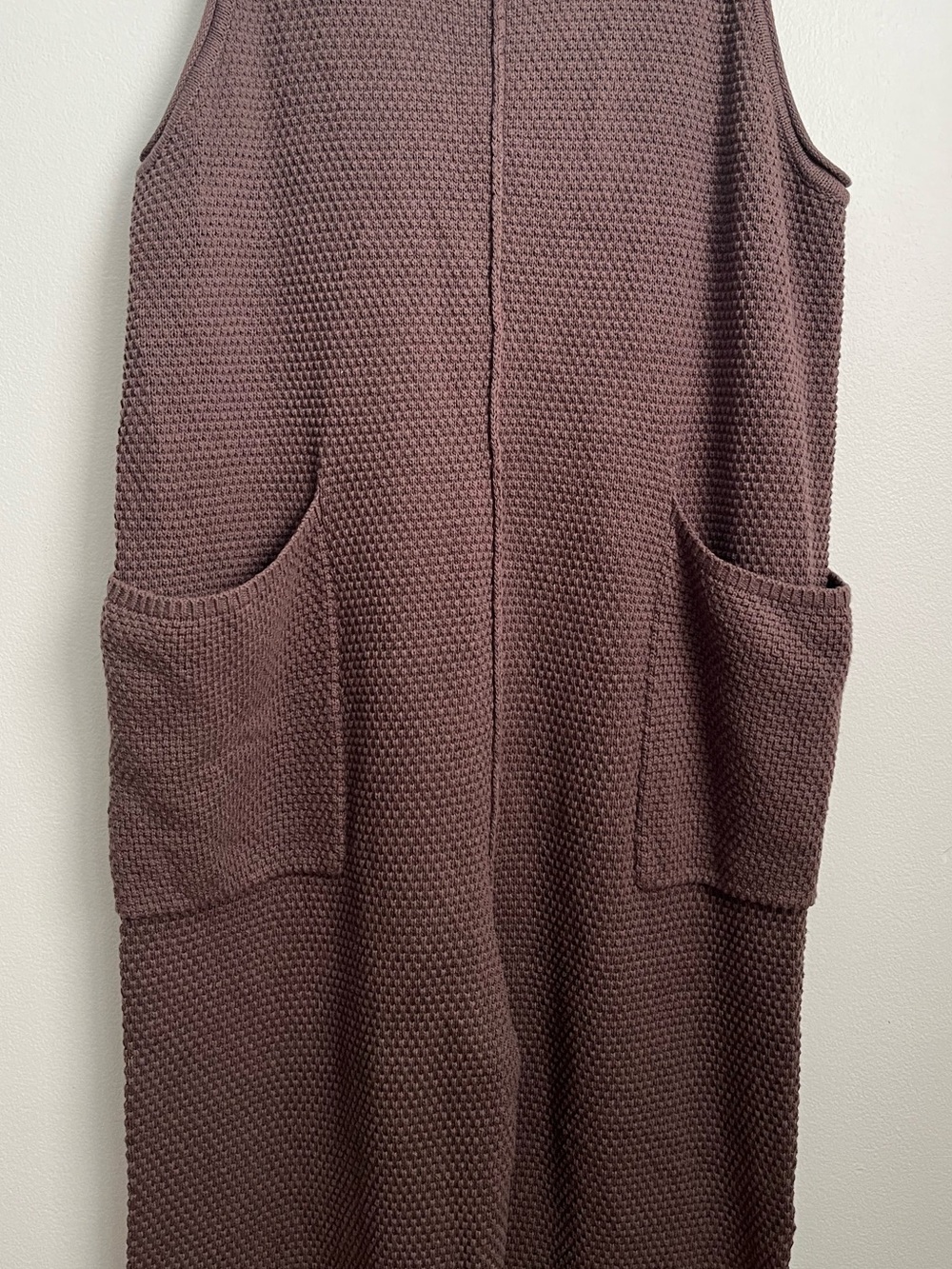 Free People Beach Hailee Sweater Jumpsuit Brown Overalls Slouchy - Picture 7 of 12